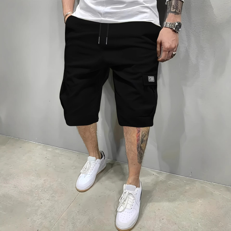 Cross-Border Special Edition (Source Manufacturer) Men's Fashionable Work Shorts, Summer Multi-Pocket, 100% Polyester Fiber
