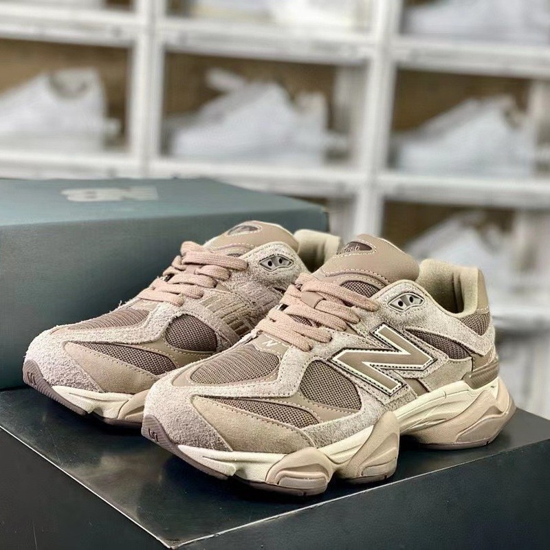スポーツシューズ女性の 2025 新しい nb9060 小さな象蹄ハイバージョンメッシュ通気性向上オリジナルグレーダッドシューズ|undefined