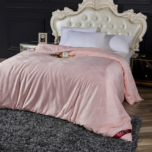 Cocoonie new silk quilt bed sheet quilt cover wholesale cross-border European Pure Cotton Four Seasons jacquard silk quilt factory