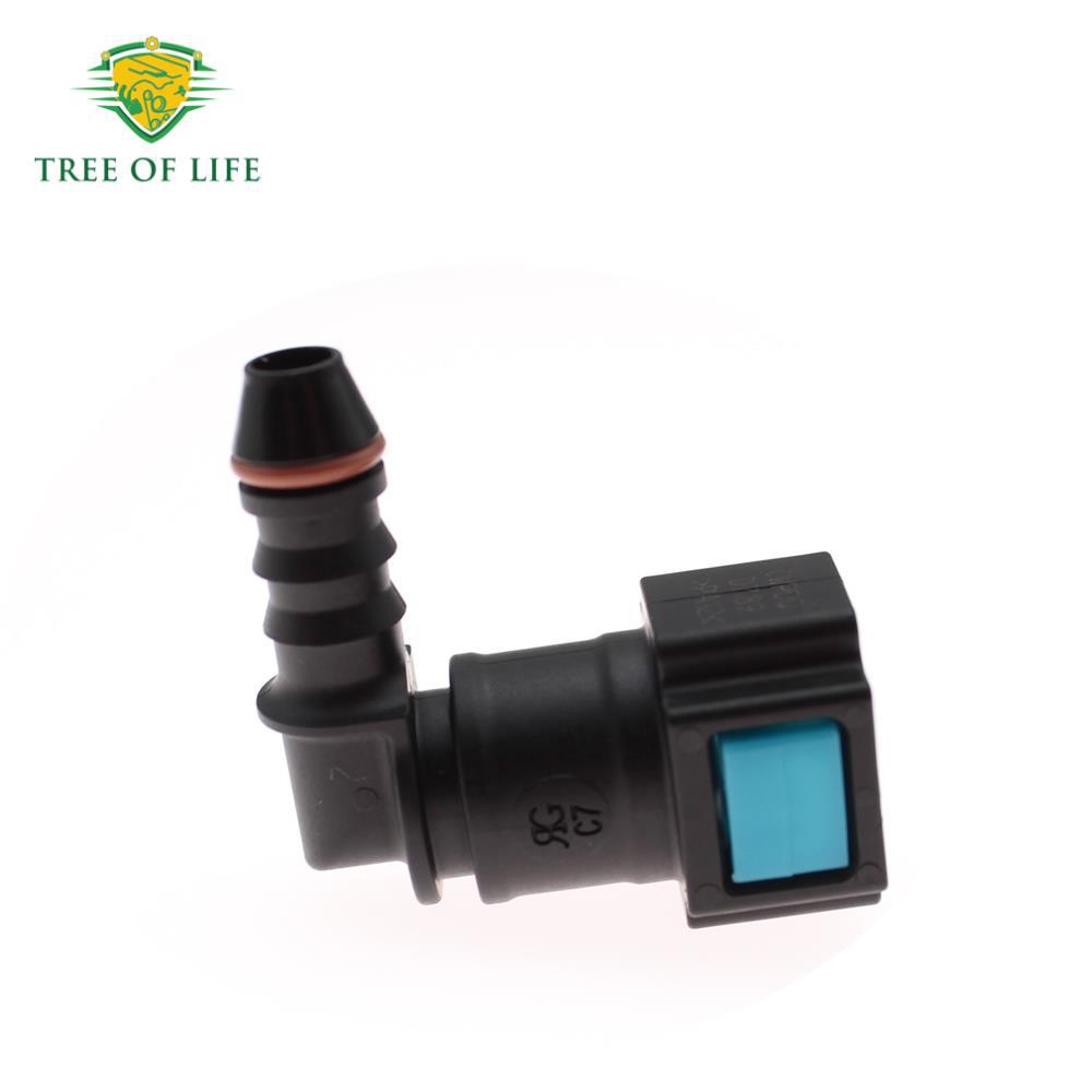 New Fuel Line Quick Release Connector Motorcycle Hose Connector Elbow Id6 Internal Thread 7.89mm