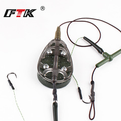FTK European Carp Fishing Hook Rig Bait Cage Feeder Fishing Lead Dropper Strong Force Cross-border Manufacturer