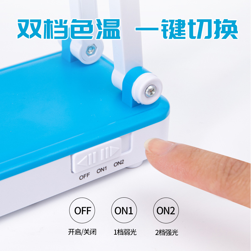 Mingzhixuan LED pequeña lámpara de mesa de lectura dormitorio al aire libre solar USB carga plegable estudiante aprendizaje protección de los ojos lámpara de mesa