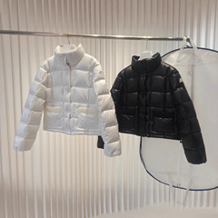 蒙家25ss M家新款Jarcieu系列编织饰边短款外套羽绒服 女款
