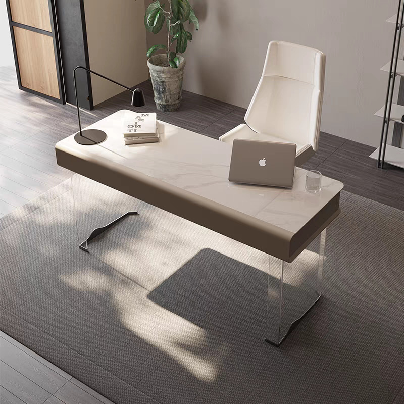 Acrylic Suspended Paint Desk Designer Light Luxury Desk Modern Study Home Small Apartment Computer Desk Acrylic Suspended Paint Desk Designer Light Luxury Desk Modern Study Home Small Apartment Computer Desk