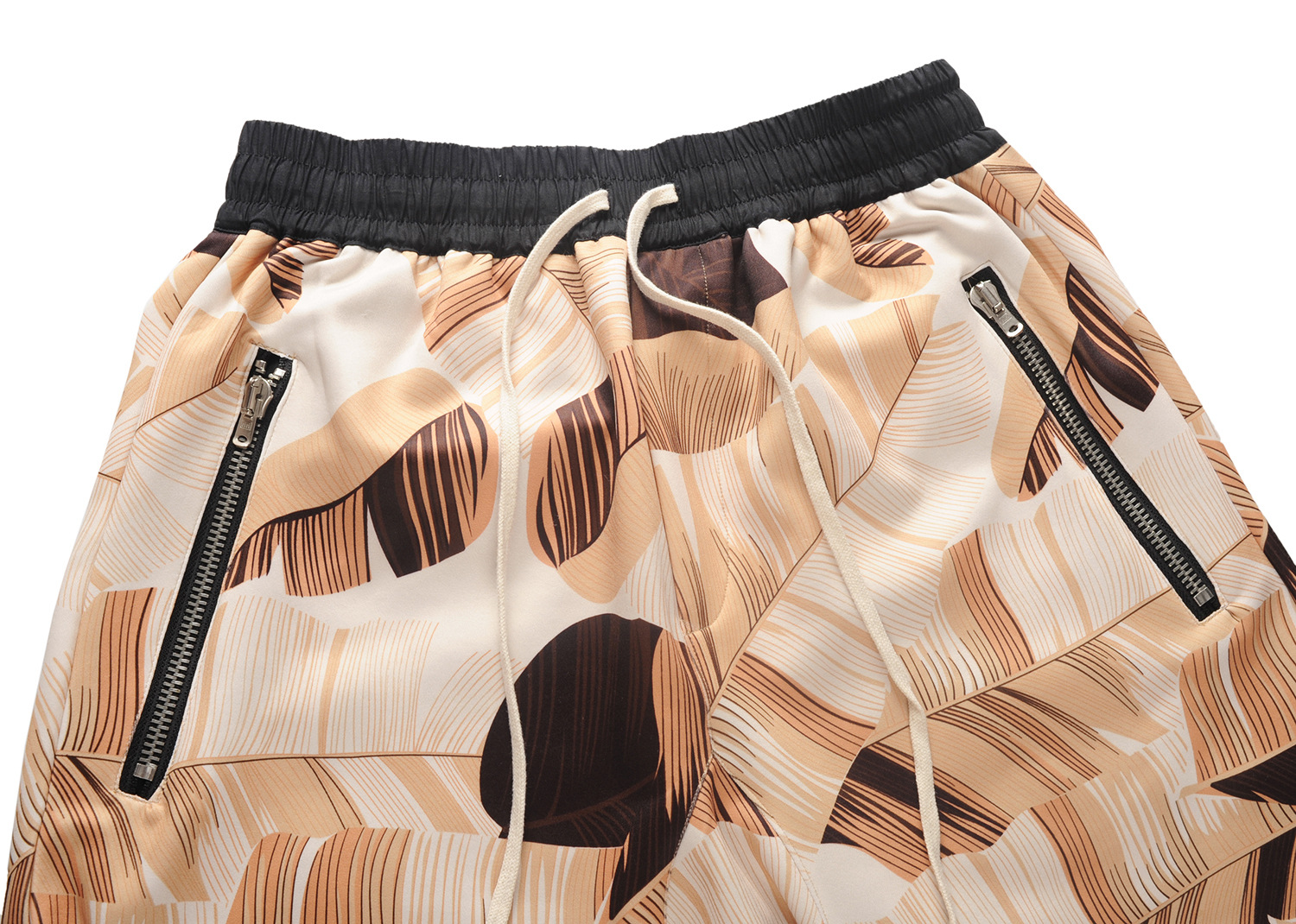 Title 16, Vintage Casual Loose Fitting Floral Leaf Shorts...