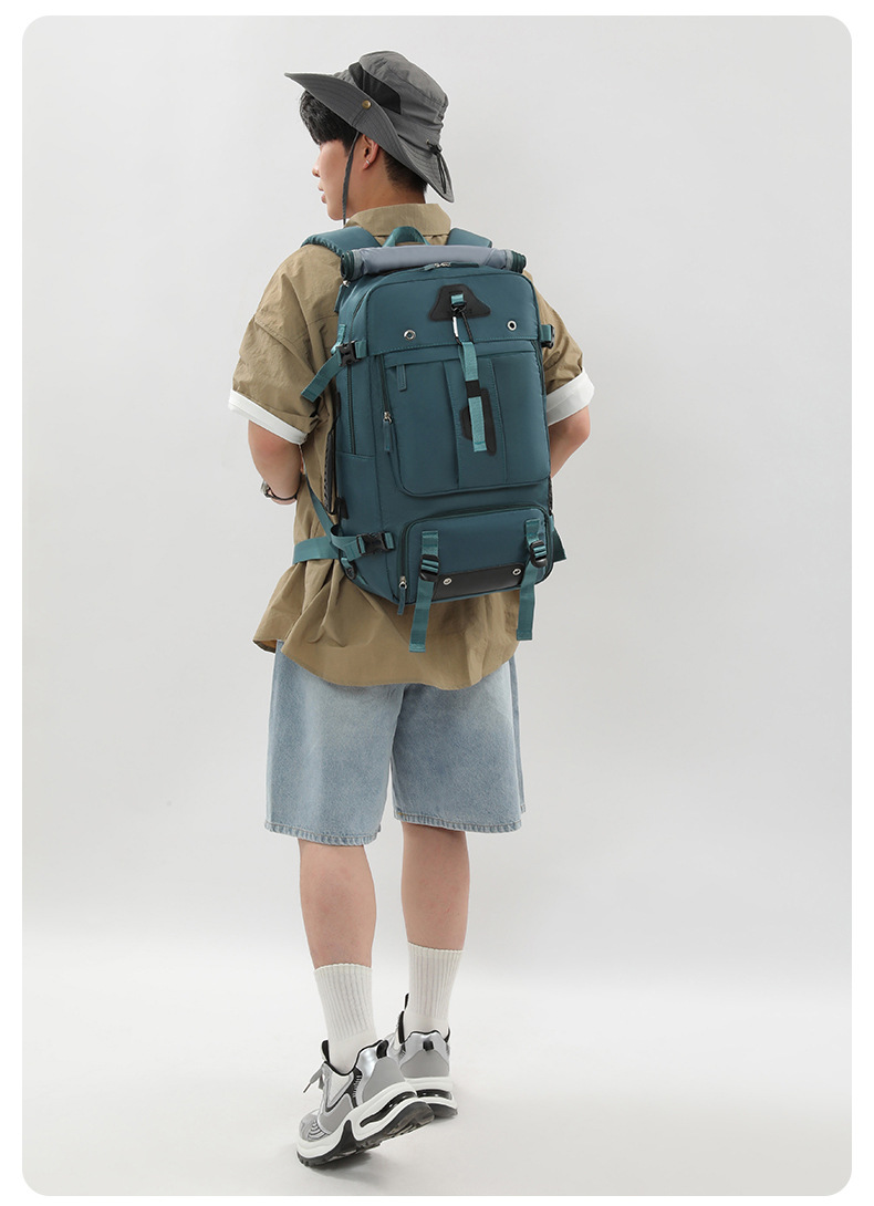 New super large capacity male outdoor expandable travel cabin size backpack travel large luggage bag
