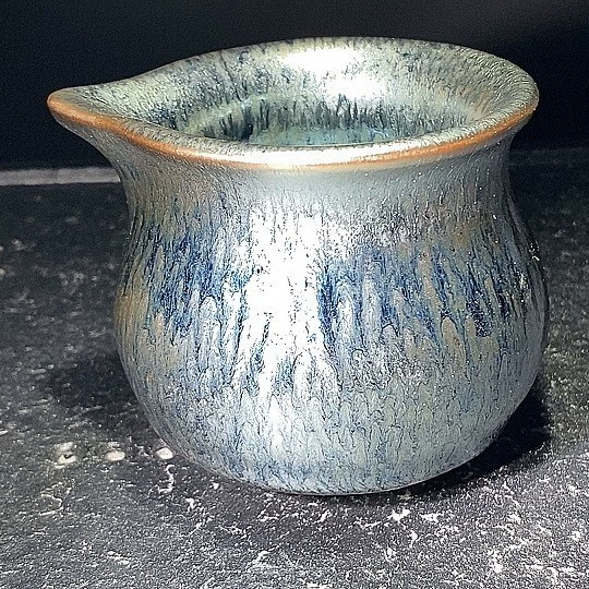 Пиала Blue Baihua Cup, Jianyang глиняная печь преобразована чашка чая оригинальная минеральная глазурь железная резьба, керамическая чашка чая, Yiyangcai, подарок для личного пользования