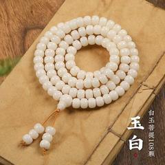 天然白玉菩提根108個の文は仏珠の手を遊んで中国式の毛のチェーンの皿をつないで数珠の取っ手のブレスレットを遊びます。