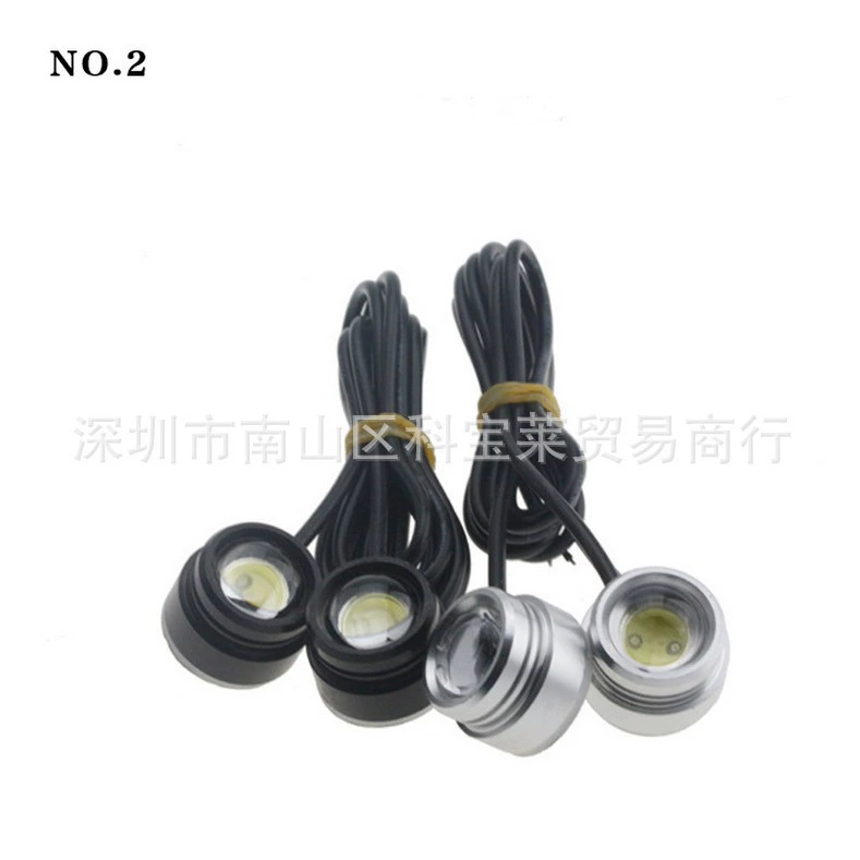 12 В водонепроницаемый светильник с орлиным глазом с клейкой подложкой и светодиодным дневным ходовым огнем Eagle Eye без перфорации автомобиля