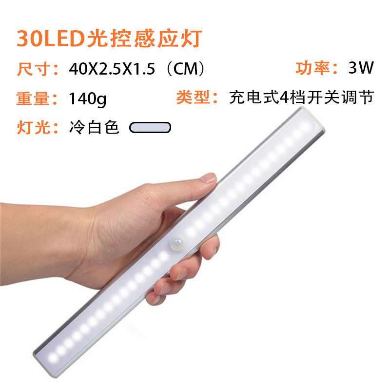 Lámpara LED con sensor de movimiento para armario, pasillo o dormitorio, luz nocturna portátil
