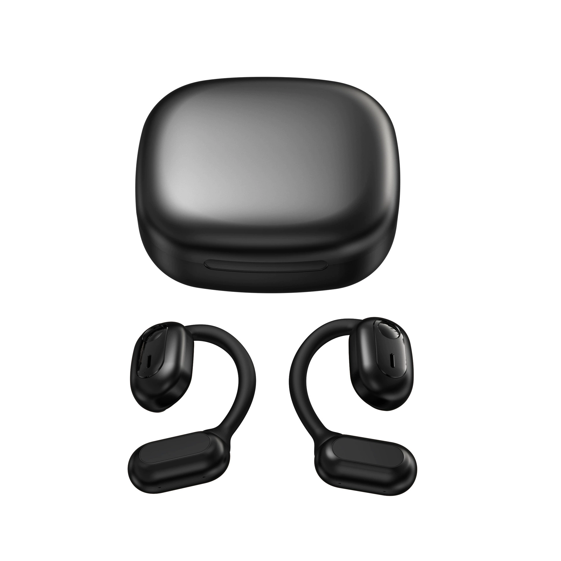 Частная модель беспроводной Bluetooth-гарнитуры, не вставные наушники с креплением на ухо, с высоким уровнем шумоподавления, длительным временем автономной работы, низкой задержкой для трансграничного использования
