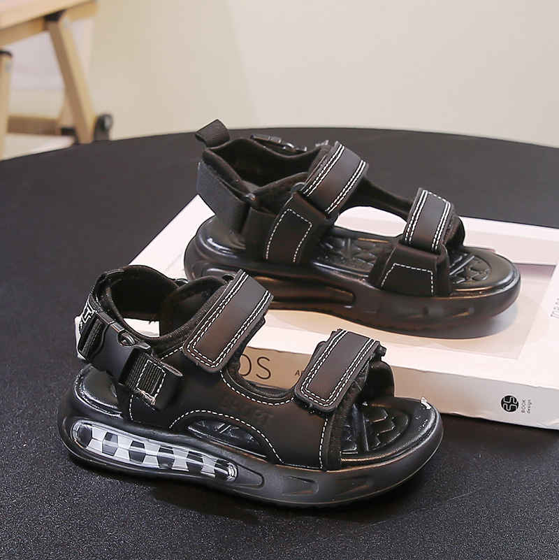 Sandalias deportivas para niños 2026 verano nuevo niño suave antideslizante zapatos de playa zapatillas de color grande image 8