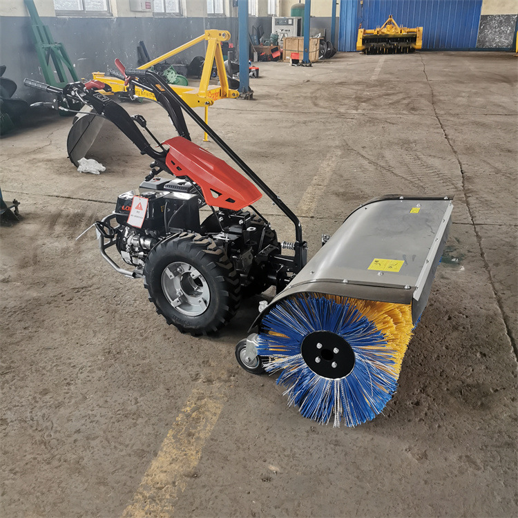 手推式雪滚刷 多功能除雪扫雪机 小型液压道路清雪机 工作效率高