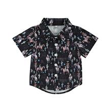 R 27413 Youth Print Collar Shirt ŷ���羳����ѷ����ͨ