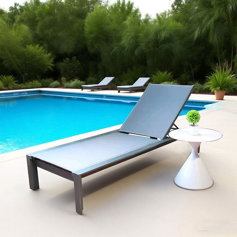 Silla de piscina al aire libre a prueba de agua al aire libre protección solar hotel villa patio jardín al aire libre silla de playa