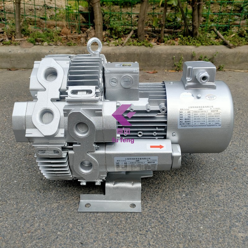 变频双段超高压鼓风机 调速双叶轮旋涡式气泵 HZ调频气环式鼓风机