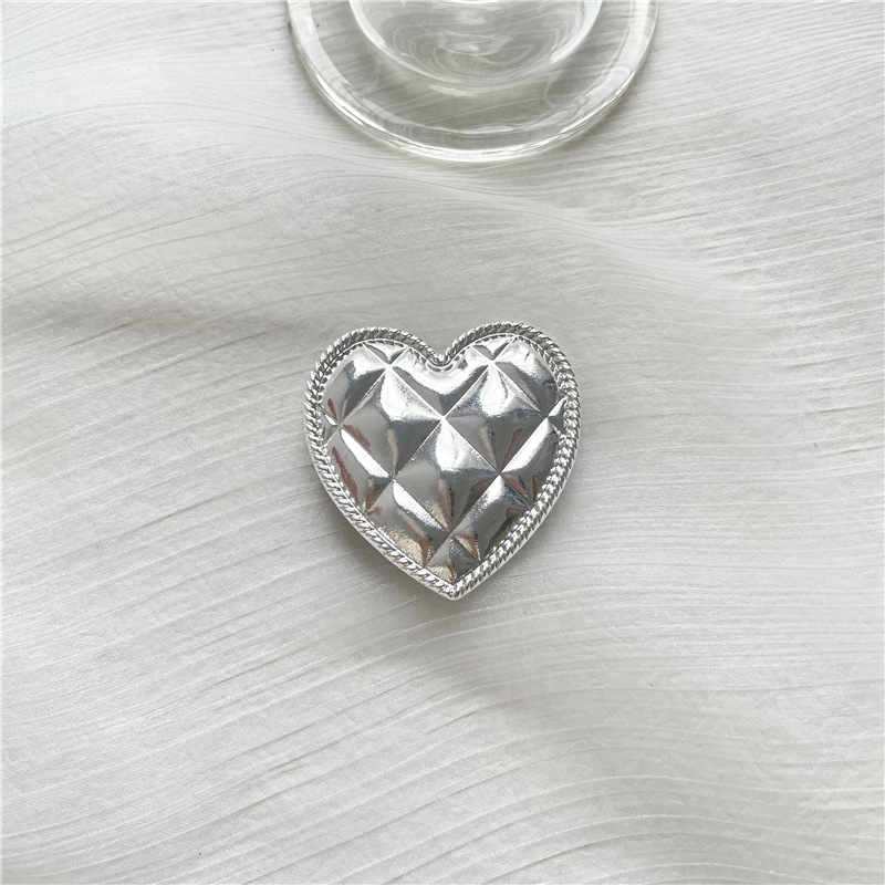 Metal electrochapado plata DIY teléfono móvil airbag soporte creativo perezoso escritorio soporte teléfono móvil anillo hebilla moda coreana