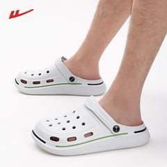 Pull back 2024 summer fashion beach shoes EVA sports sandals with poop feeling outdoor swimming hole shoes thick soles for men
