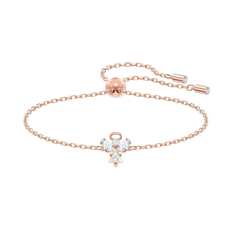 Shijia 1:1 Replica Little Angel Pull-Out Bracelet for Women with Swarovski Elements Crystal Light Luxury Bracelet for Women