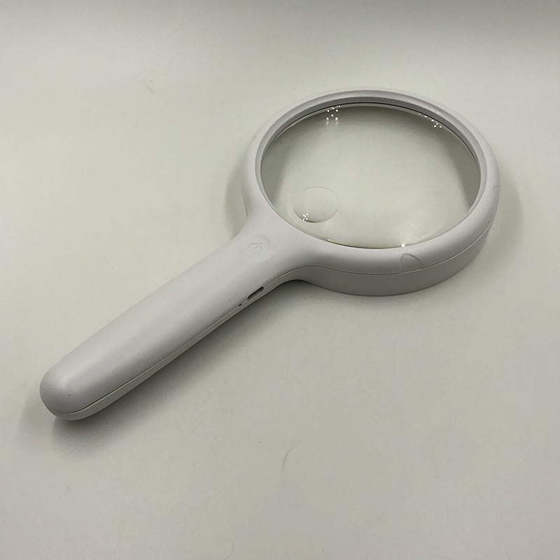 Charging TS108-20L magnifying glass, diameter 108mm, high-definition reinforced acrylic lens, LED light, three-level brightness, with light, magnifying glass, card-type magnifying glass, super magnifying glass pic 9