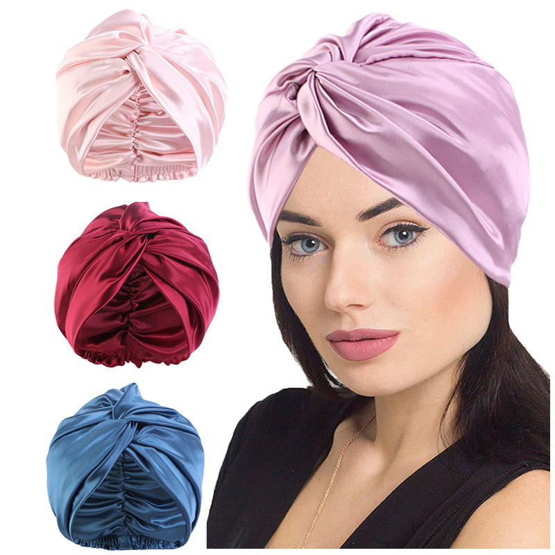 silk fashionable thin breathable hair cap