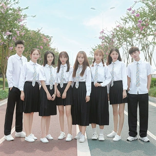 班服毕业季学院风秋季套装学生韩版初高中校服日系jk制服女学生装