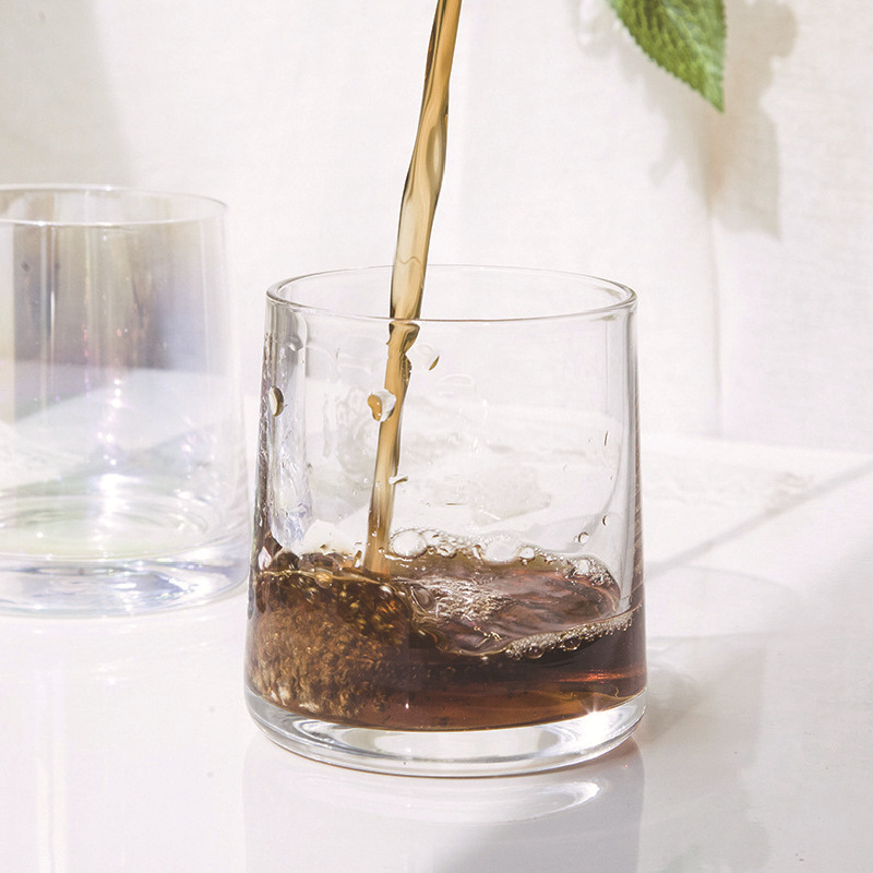 酒店漱口杯玻璃 簡約牙刷杯套裝 家用情侶刷牙杯子 洗漱牙杯ins風