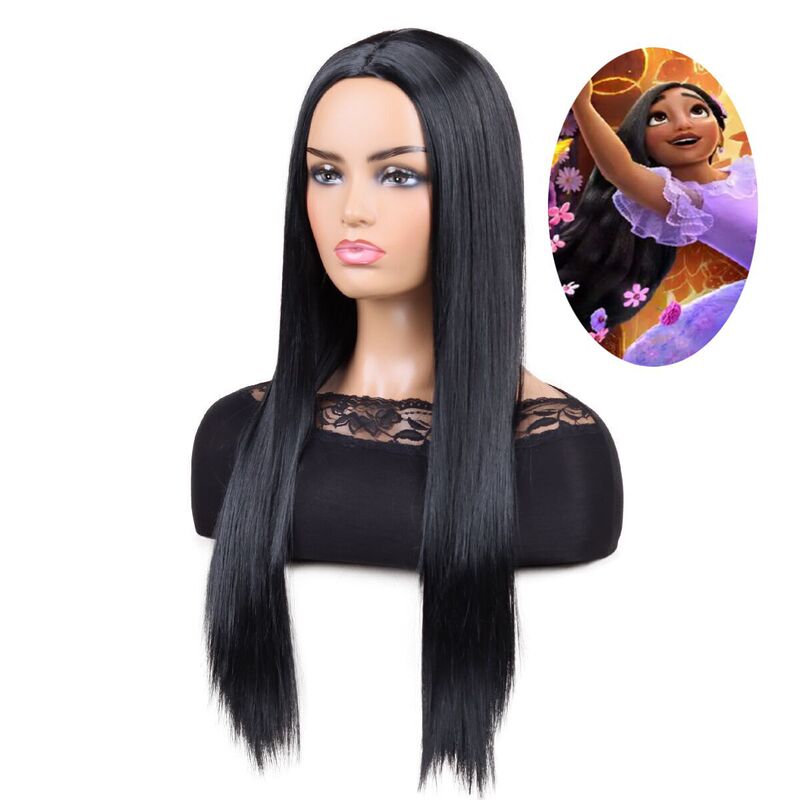Cosplay Wig Magic Full House Fantasy Isabella Cos Wig Wig Long Straight Hair with Middle Parting Temu
