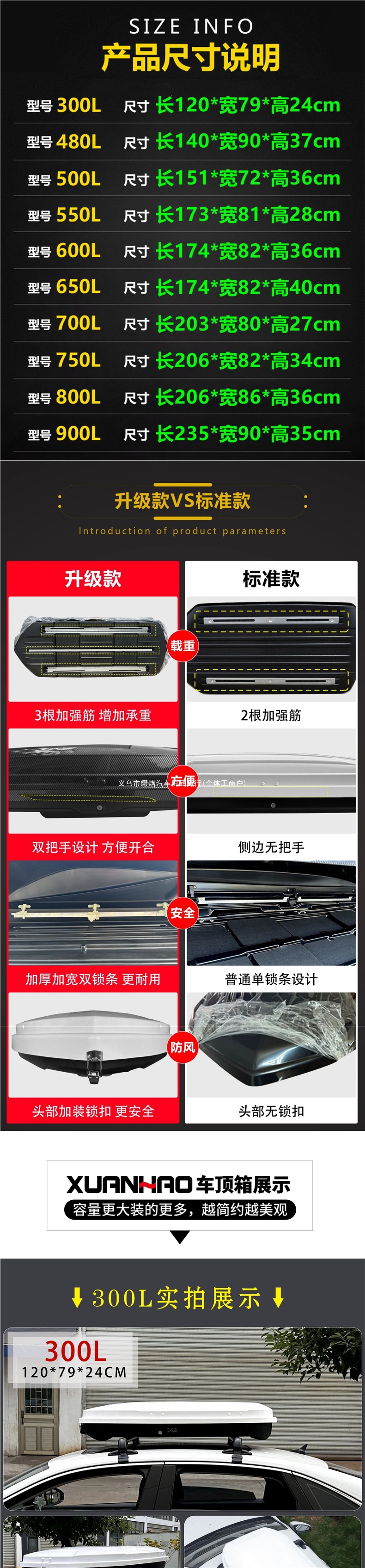 Suitable for Changan CS75, CS95, CS35PLUS, CS15EV car roof luggage box, vehicle travel box, roof accessory