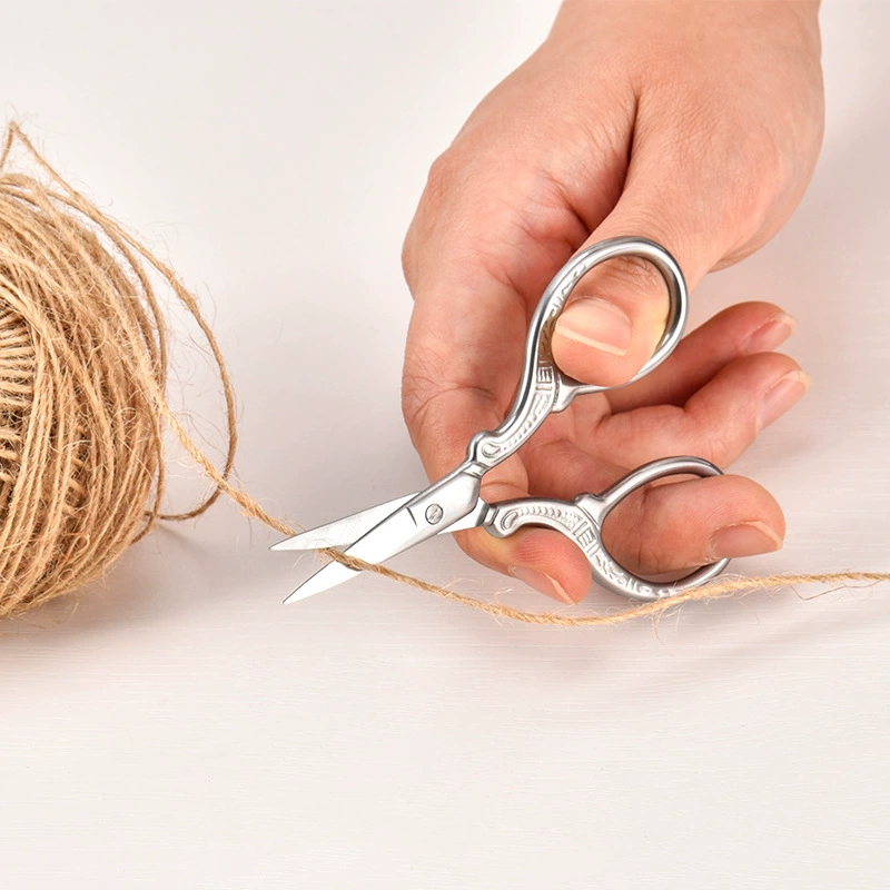 Нержавеющие стальные ножницы для крест stitching Xiaofeng офисные ножницы для чая резак нитей, ретро ручной работы ножницы бытовые чайные листья ножницы