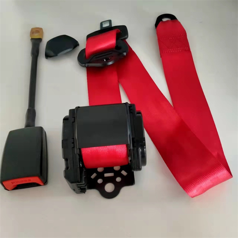 Red roll three with wire buckle