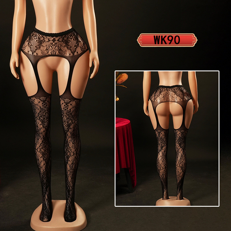 Yue mariposa transfronteriza amor calcetines anti-hock seda sexy cintura alta pura quiere usar calcetines en forma de piernas hermosas WK90 image 7