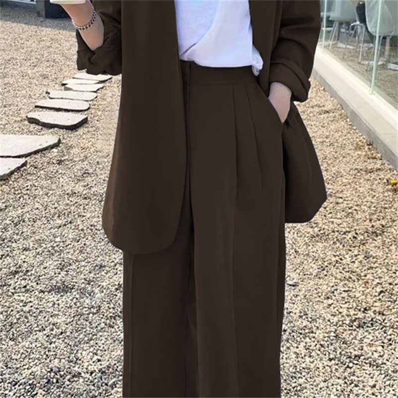 KZ coffee-colored single pair of pants