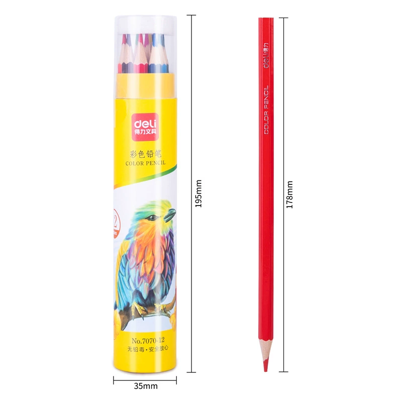 Water-soluble professional pencil, hexagonal erasable art set, 24 colors, 48 colors, hand painting