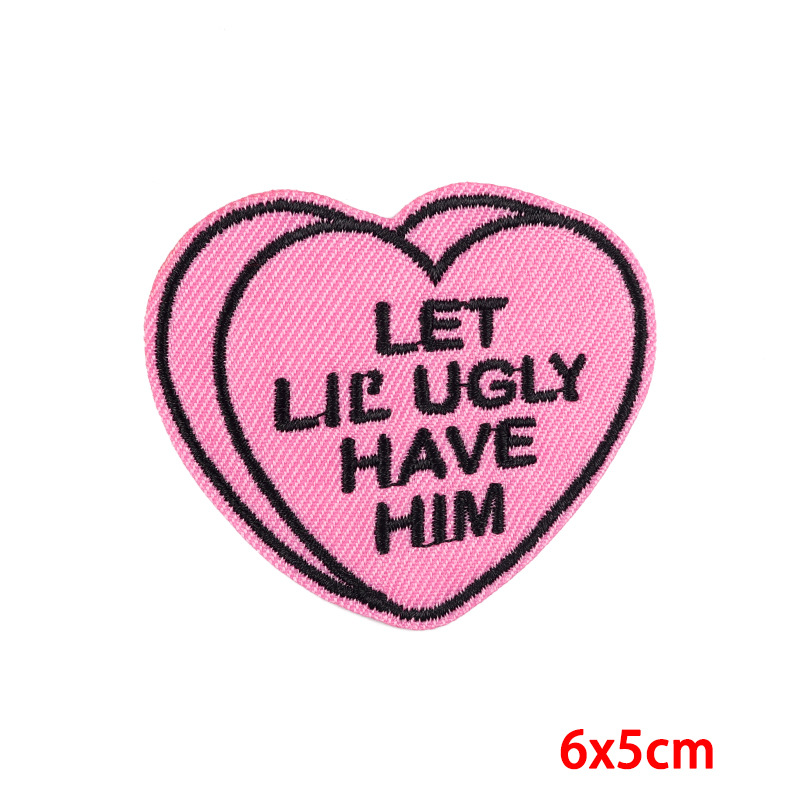 6g Weight Clothing Sticker Patches Classification 1 Piece Quantity Embroidery thread Material Letter Pattern Cute, Classic Style Style 1 Piece Cute Classic Style Letter Embroidery Thread Clothing Sticker Patches 6
