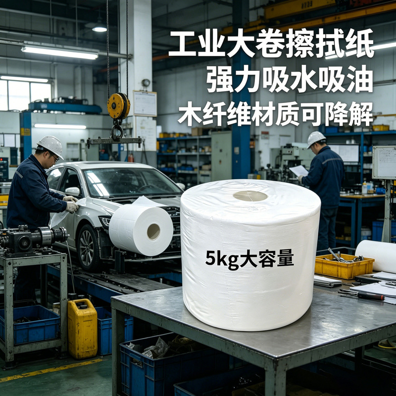 Export Large Rolls of Industrial Petroleum Machinery Wiping Paper, Lint-Free Wood Pulp Wiping Paper, Strong Oil-Absorbing Paper, Cleaning Paper Towels Export Large Rolls of Industrial Petroleum Machinery Wiping Paper, Lint-Free Wood Pulp Wiping Paper, Strong Oil-Absorbing Paper, Cleaning Paper Towels