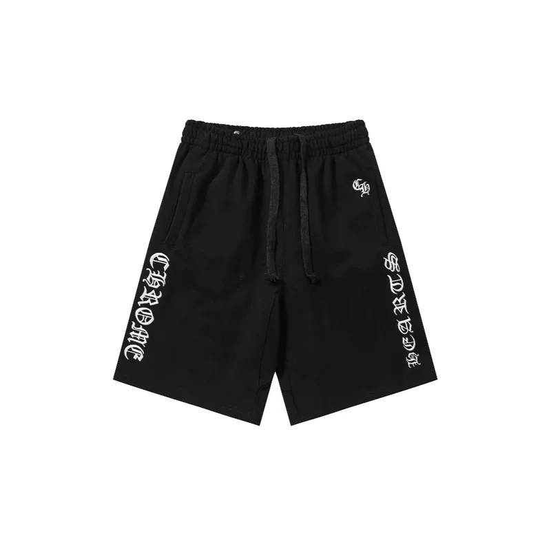 Chrome Hearts Chrome Hearts летние новые вышитые словом на санскрите шорты пять четвертей для мужчин и женщин оптом