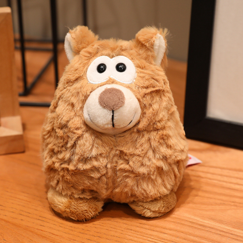 Transfronterizo nuevo frijol bosque animal zorro juguete de peluche muñeca adorable oso muñeca compañía regalo curado