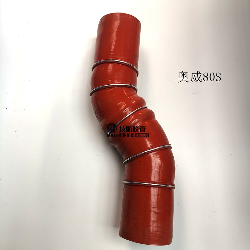 一汽解放重卡中冷器硅胶管1119050-D851汽车硅胶管耐高温高压