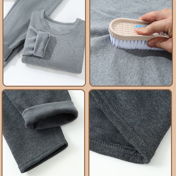 Demi-season keep warm cotton antibacterial thermal underwear
