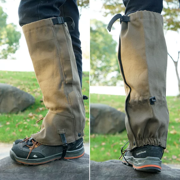 Manufacturers produce all kinds of outdoor mountaineering snow cover waterproof snow cover hiking desert shoe cover supporting the same color storage bag