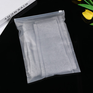 Transparent Frosted Zipper Bag Clothing Packaging Bag Custom Zipper Bag Ziplock Bag Underwear Clothing Packaging Bag Plastic Bag