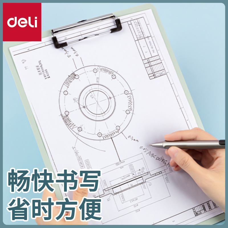 72641 abrazaderas de plástico A4 escritura abrazaderas de papelería de estudiantes abrazaderas de cartón carpeta de suministros de oficina