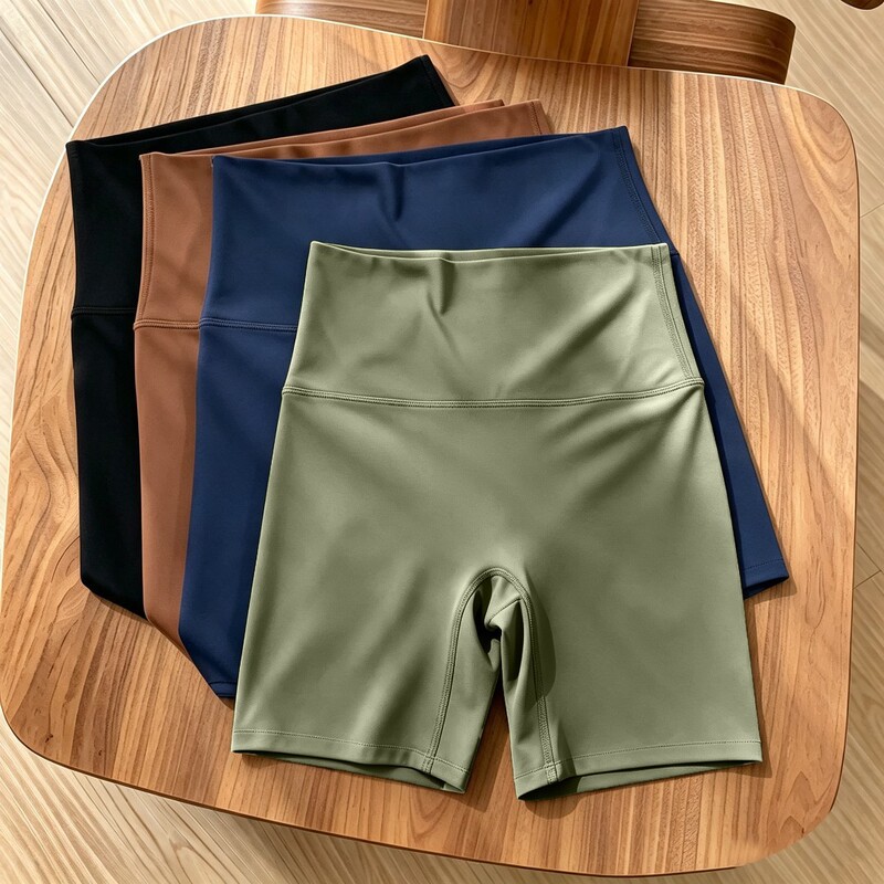 Plus-size seamless high-waisted fitness cycling shorts for women, large size, high elasticity, tummy control, slimming sports yoga shorts for summer Plus-size seamless high-waisted fitness cycling shorts for women, large size, high elasticity, tummy control, slimming sports yoga shorts for summer