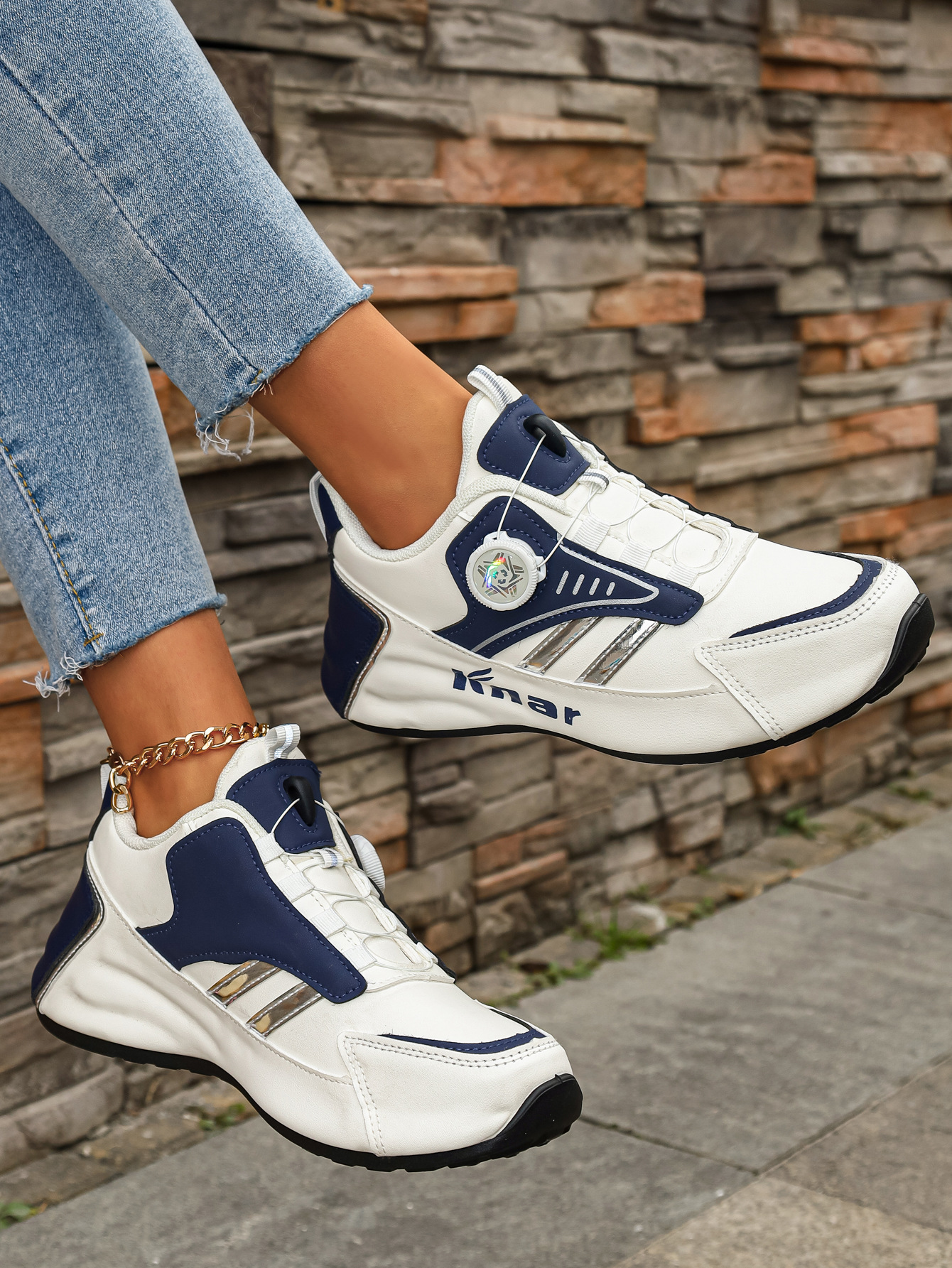 Plu-ize Women' Neaker, Fahionable Caual Low-top Outdoor Kateboard Hoe_vogvips.com