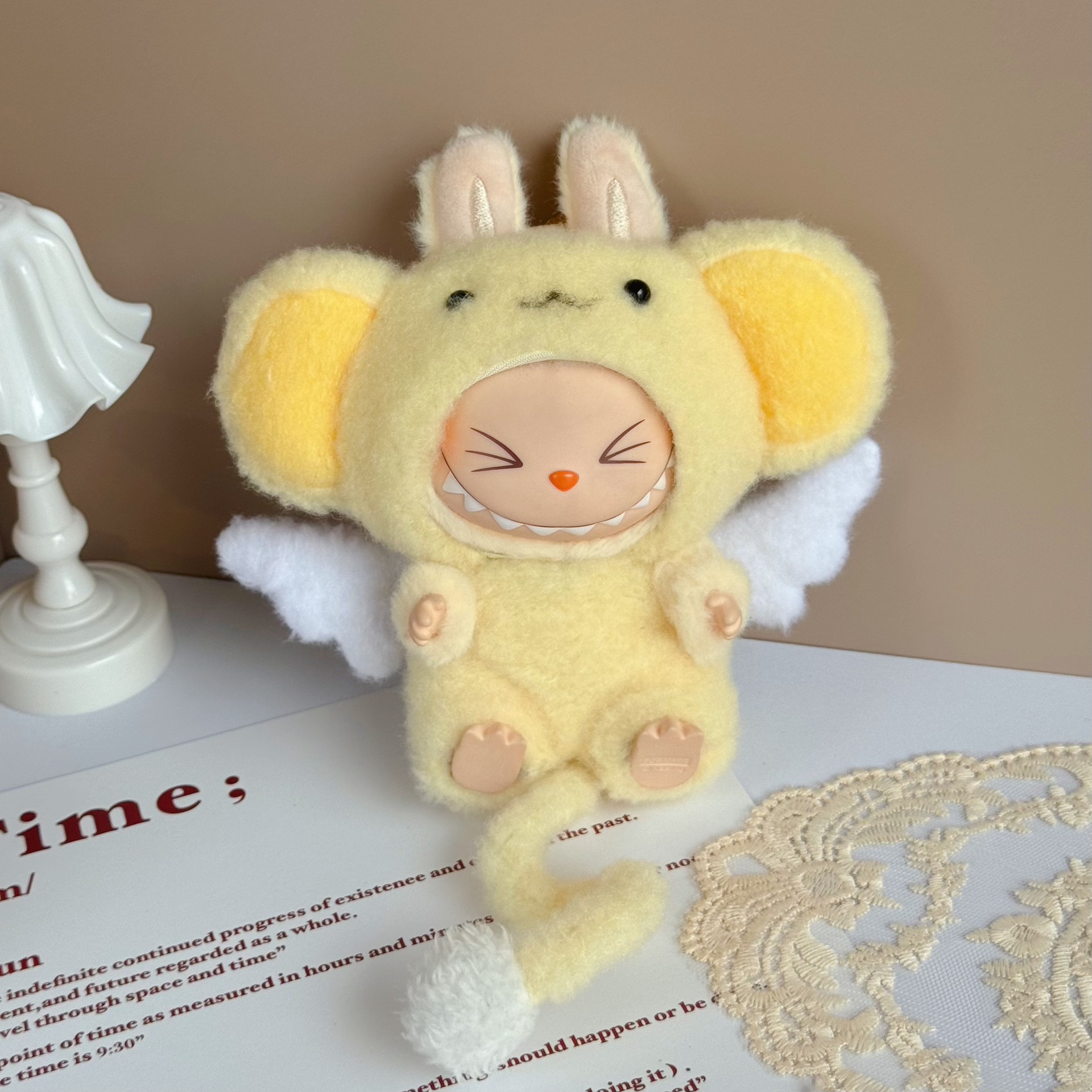 Labubu Doll Clothes Series Party Series Pendant Small Doll Clothes Set Plush Vinyl Sitting Pose