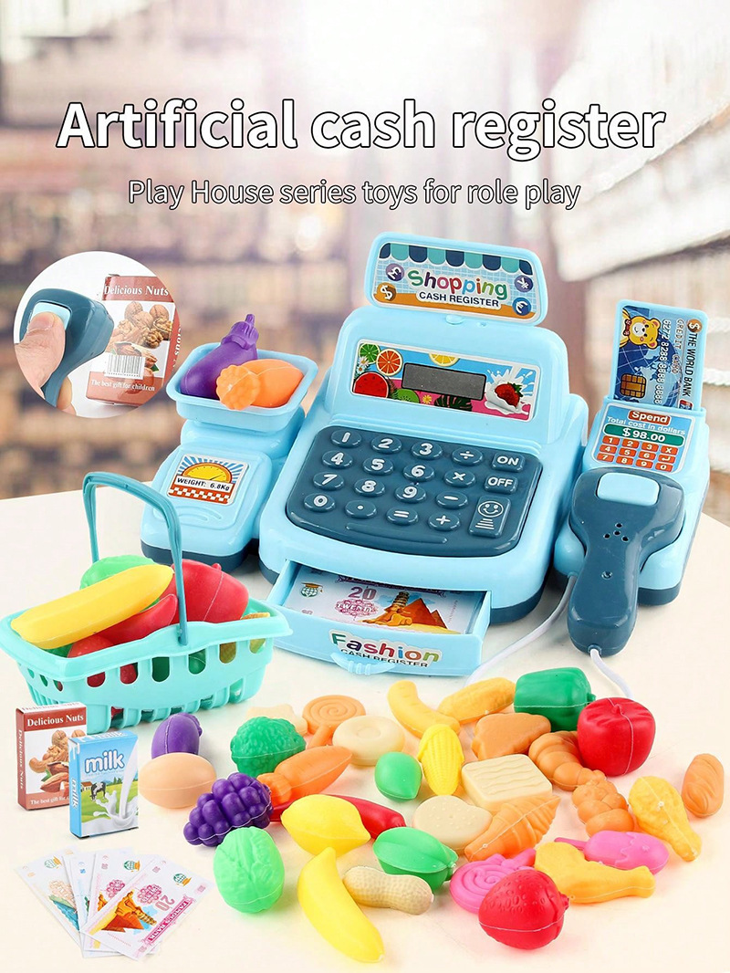 Simulation Shopping Cash House Toys Electronic Game Lighting And Sound Effects Supermarket Cashier Toys For Children Gifi O1Cn01Is8Lra1Ke9Wa7Mrvx !!2206776261188 0 Cib
