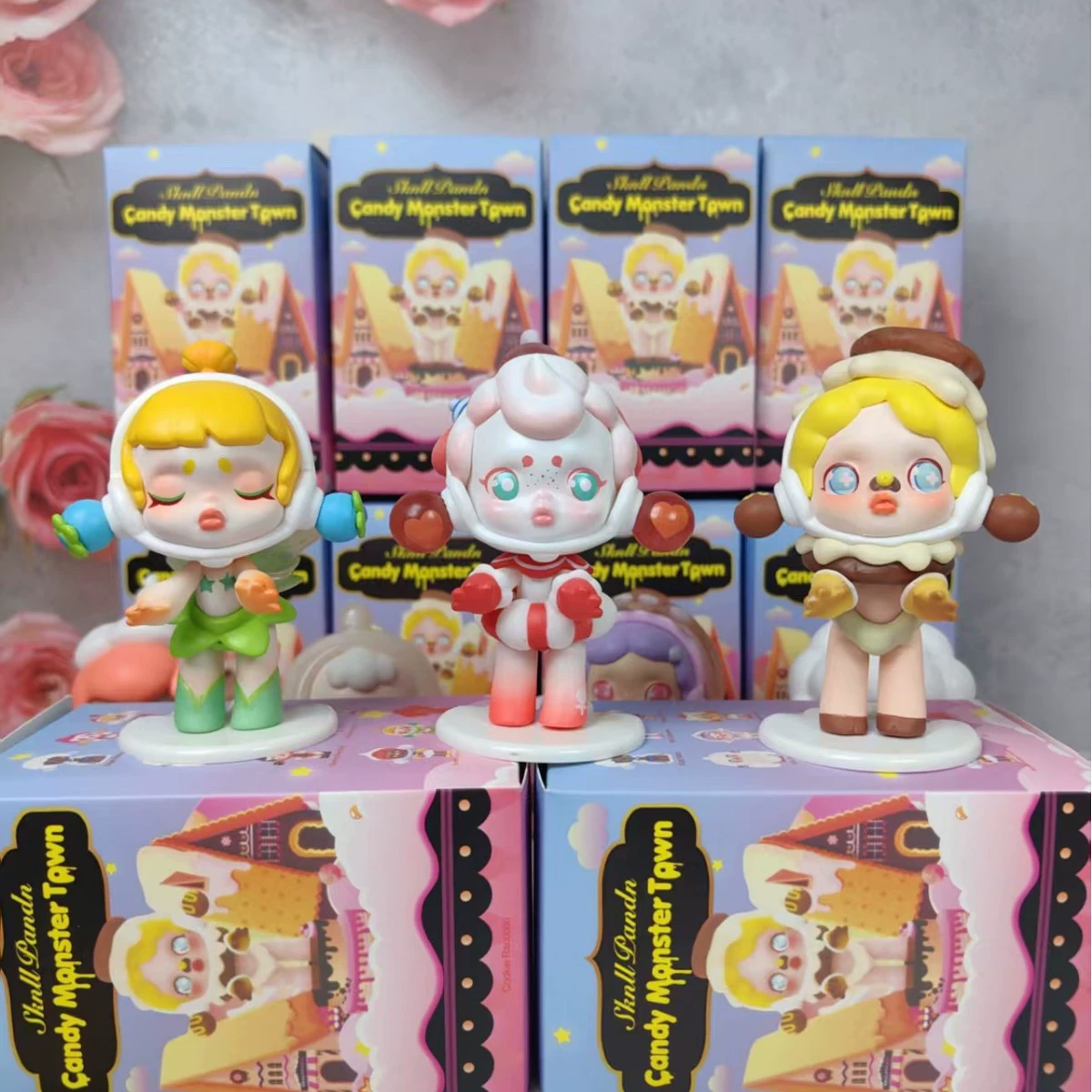 Материнская земля (Motherland) Серия Bubble Mart SKULLPANDA Candy Town Серия слепые коробки фигурки модные игрушки кукольные украшения