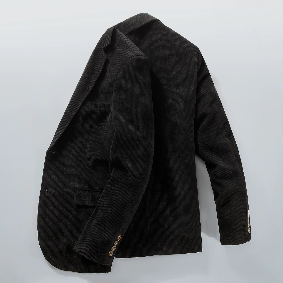 8019 Весенний и Осенний Мужской Вельветовый Костюм