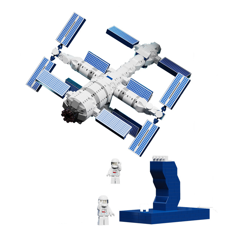 Lele hermanos Transbordador Espacial cohete bloques de construcción niños educativos montado modelo juguete regalo cumpleaños al por mayor